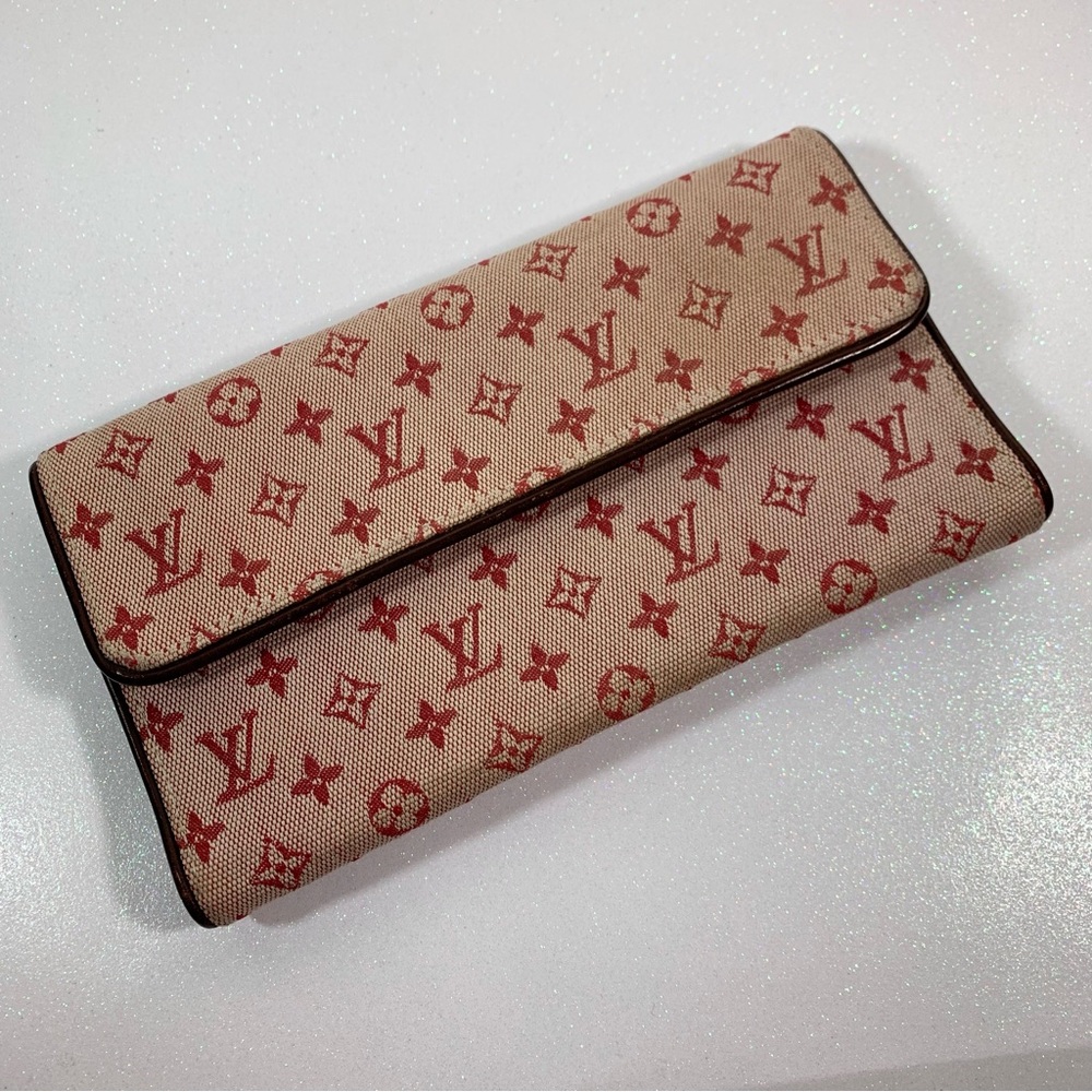 Louis Vuitton Mini Lin Monogram Canvas Wallet